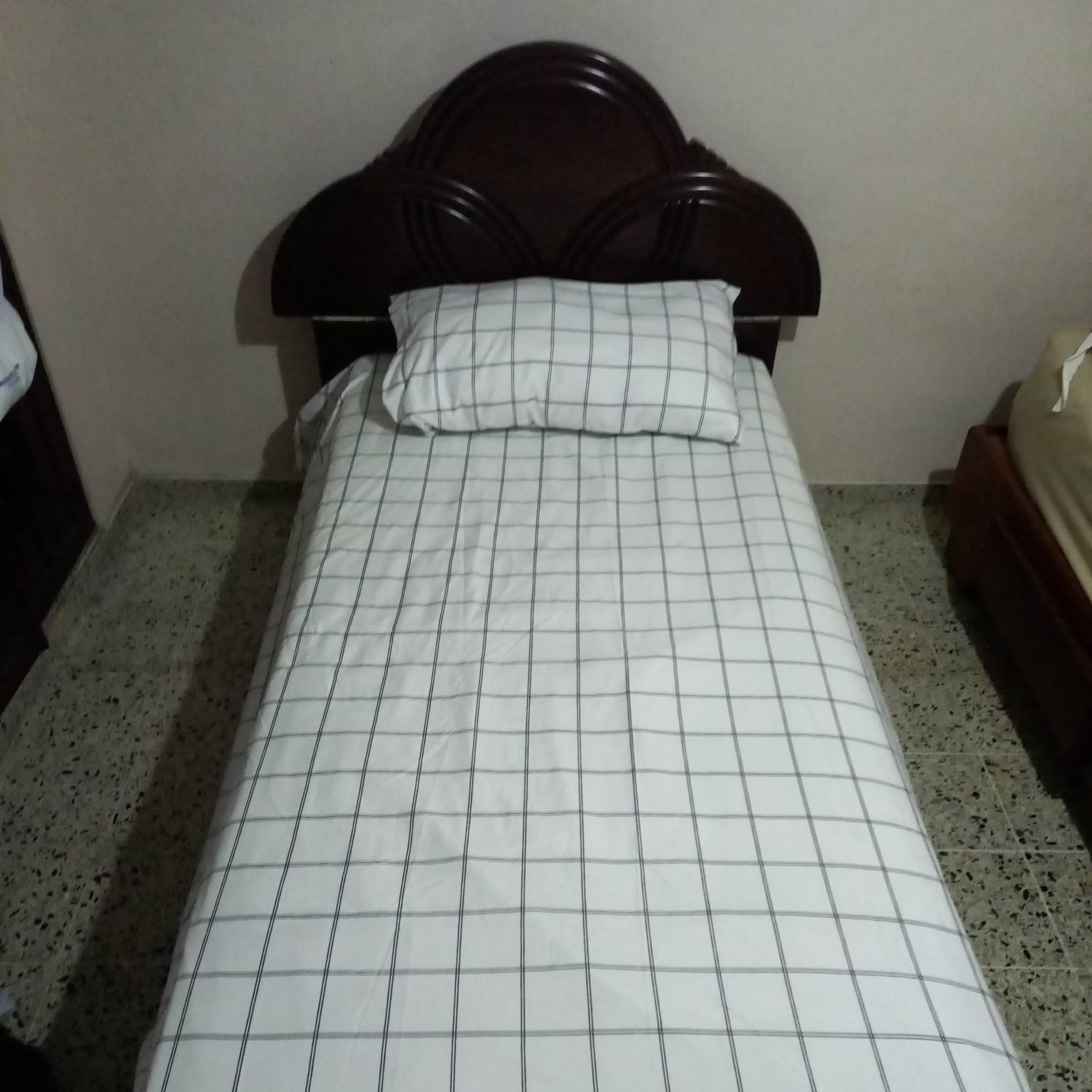 muebles y colchones - CAMA TWIN CAOBA 0
