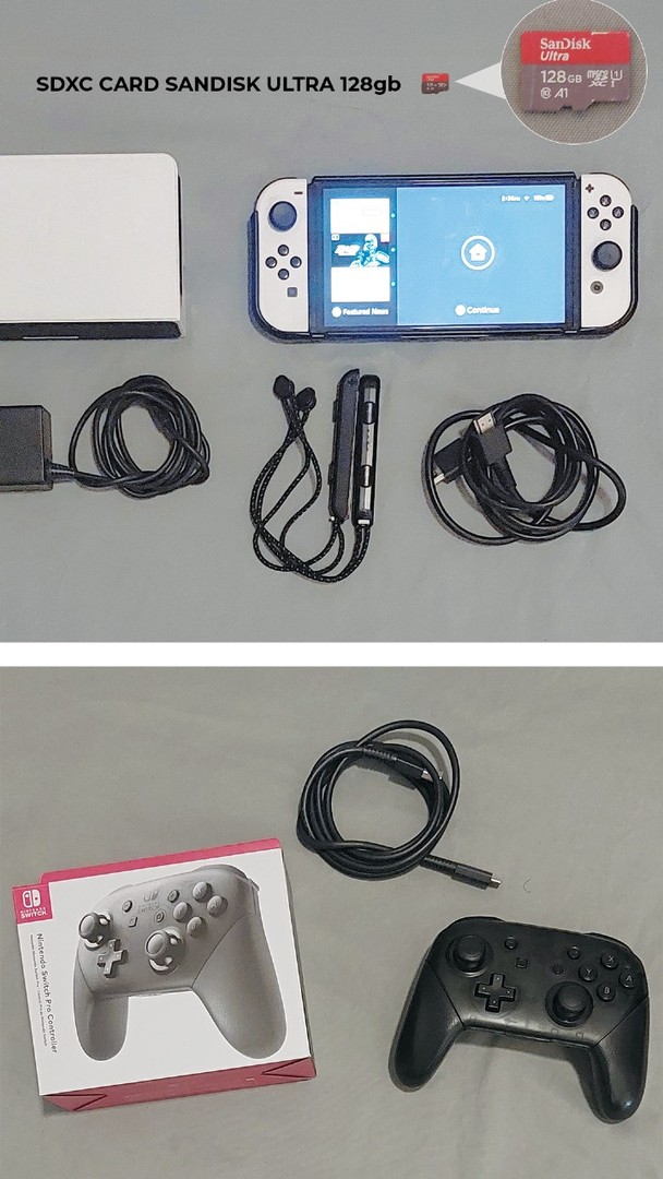 consolas y videojuegos - SWITCH OLED + 7 JUEGOS + ACCESORIOS 3