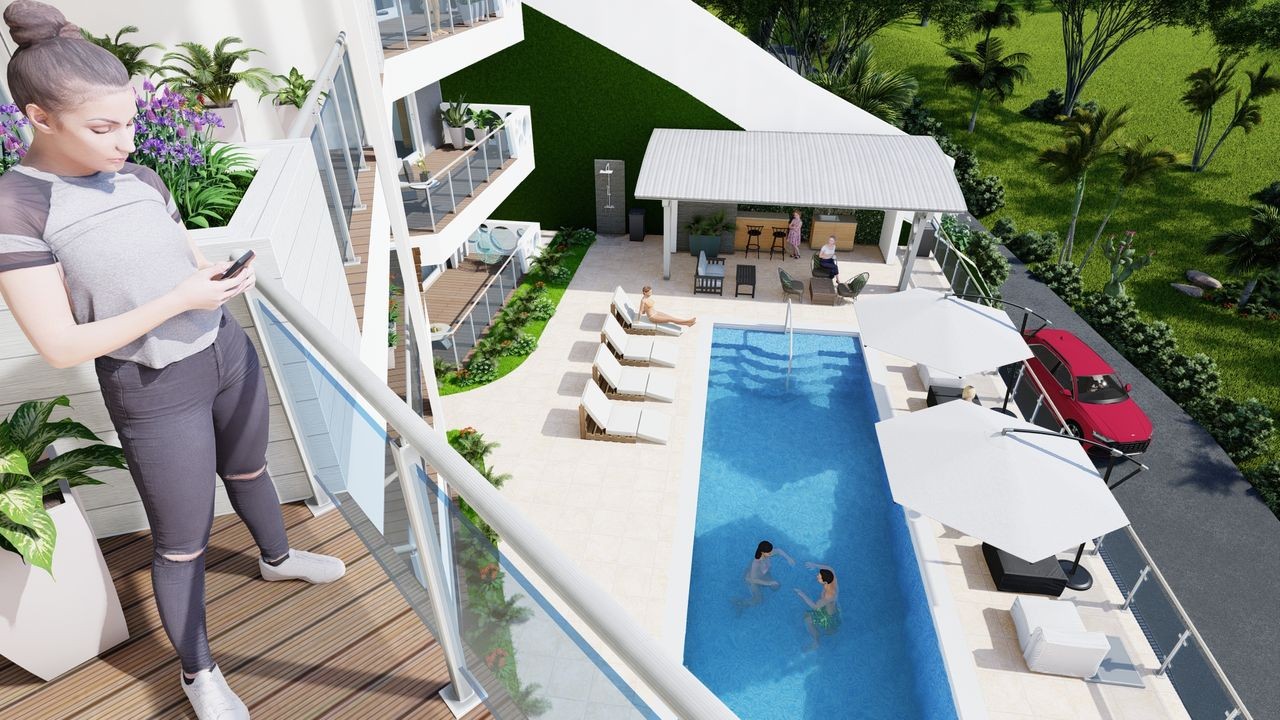 apartamentos - Apartamentos de 1 y 2 habitaciones en venta cerca de la playa Las Terrenas 3