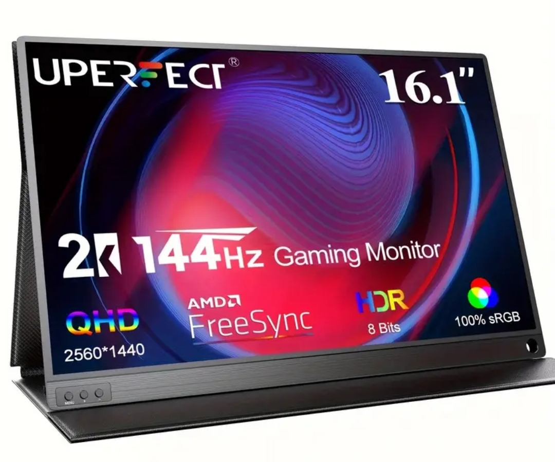computadoras y laptops - UPERFECT 144Hz 2K Monitor Portátil 16" 2560*1600 QHD Freesync Pantalla 0