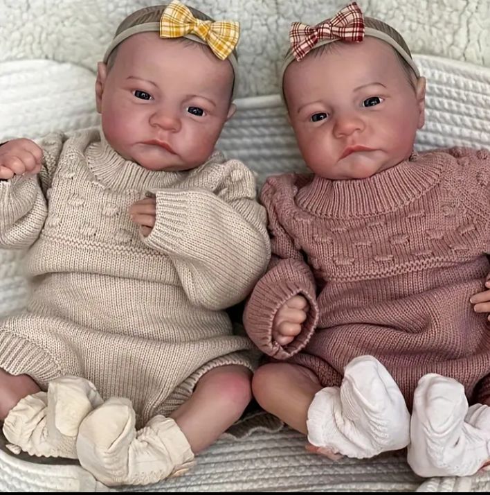 juguetes - muñeca reborn de silicona 100% real  8