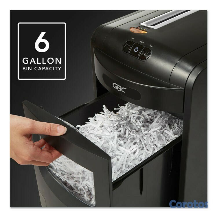 otros electronicos - Trituradora sin atascos de corte transversal Swingline,10 hojas EX10-06  2
