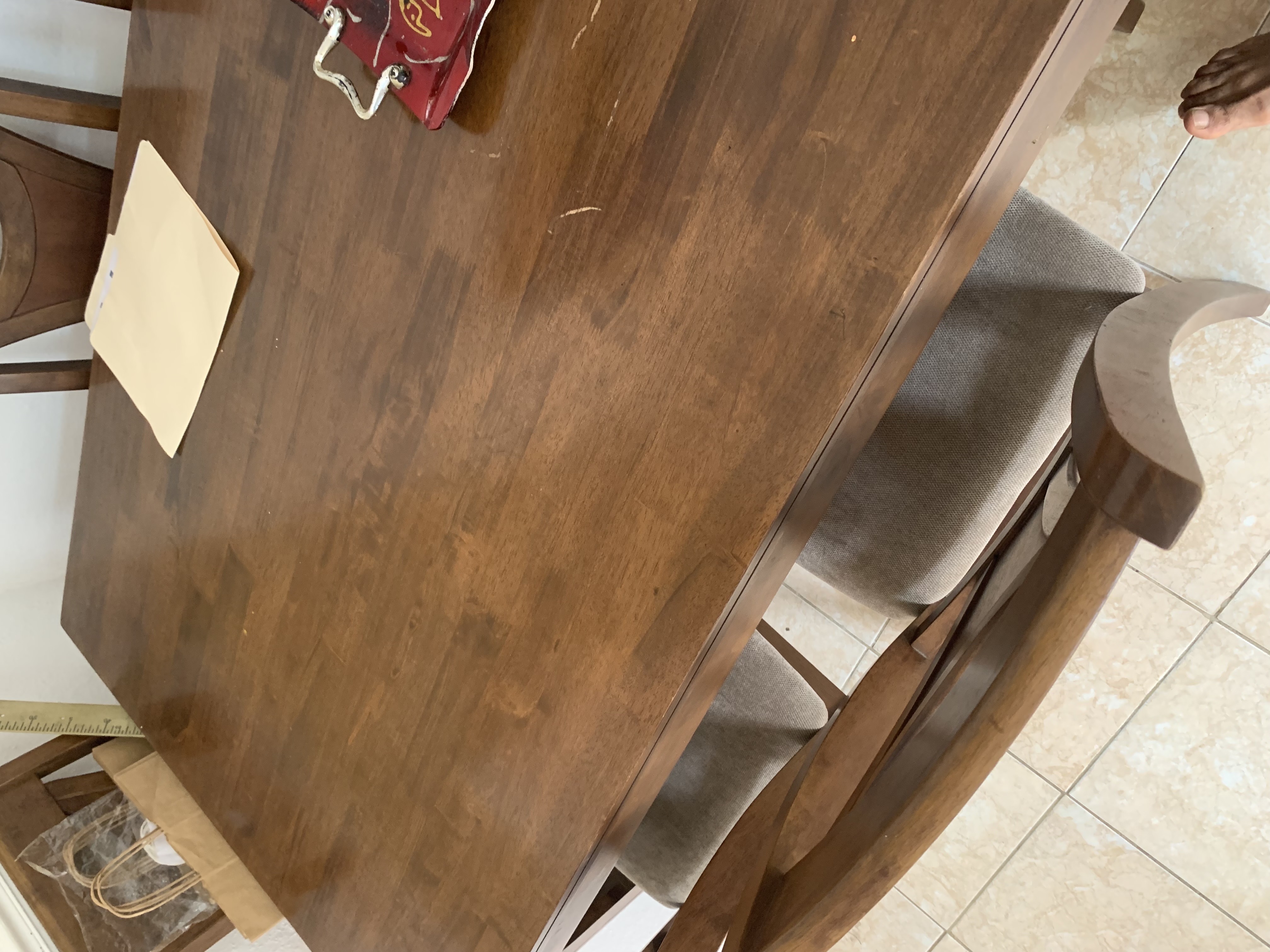 muebles y colchones - juego de comedor de 6 sillas pino Americano 1