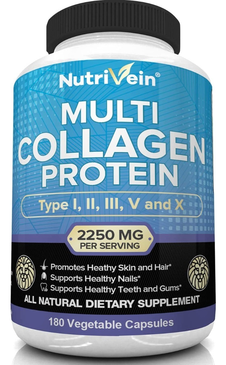 Salud y Equipamiento Médico - Colageno Nutrivein 180 Caps - Unidad 0