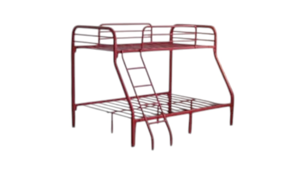 muebles y colchones - CAMAROTE ROJO 2 NIVELES 54"X39"