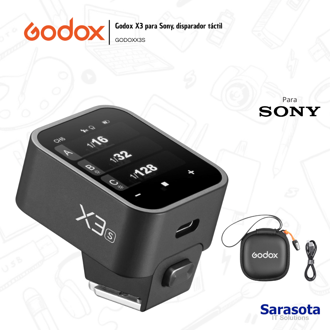 accesorios para electronica - Godox Disparador X3 para Sony Garantía 1 año 0