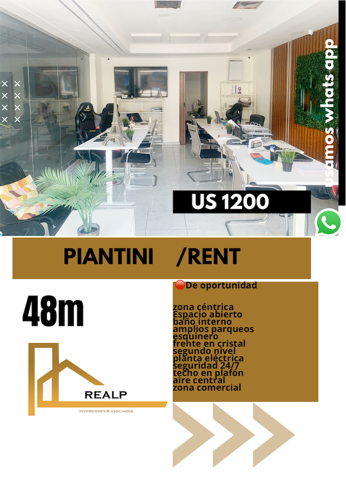 oficinas y locales comerciales - Local céntrico en Piantini  0