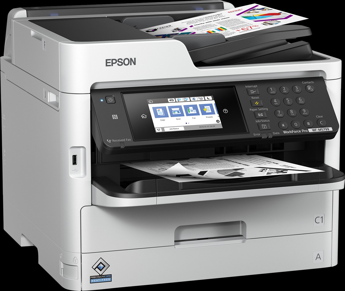 impresoras y scanners - IMPRESORA MULTIFUNCIONAL  EPSON WF-M5799 WORKFORCE PRO 2