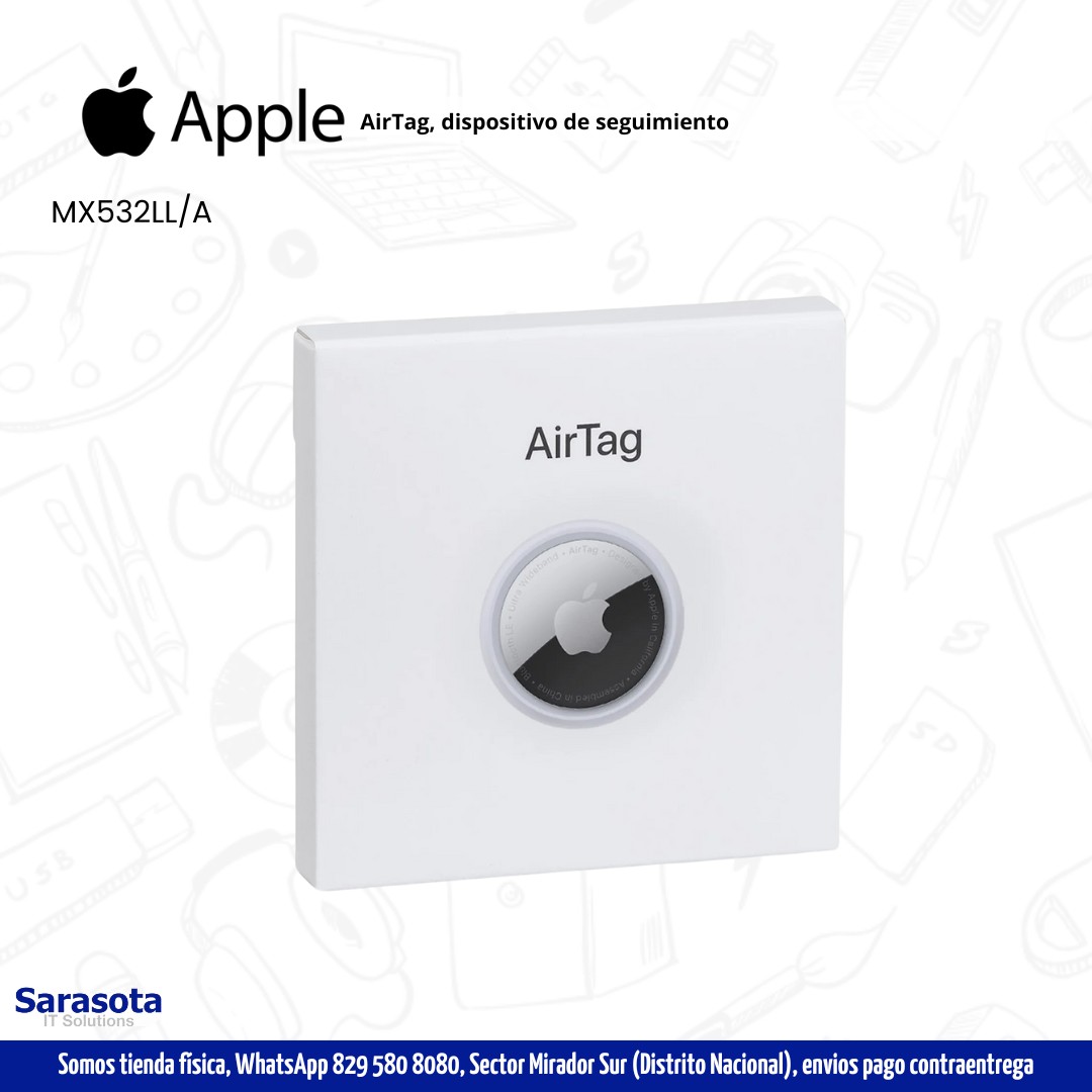 accesorios para electronica - AirTag dispositivo de seguimiento en RD$ 1.600