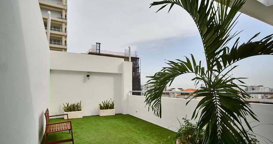 apartamentos - Piantini amueblado 1 habitacion 1.5 banos 1 parqueo balcon  3