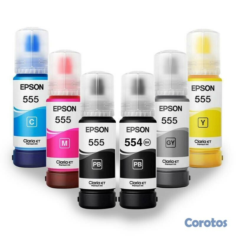 impresoras y scanners - BOTELLA DE TINTA EPSON ORIGINALES  PARA IMPRESORA L8180,555,554 2