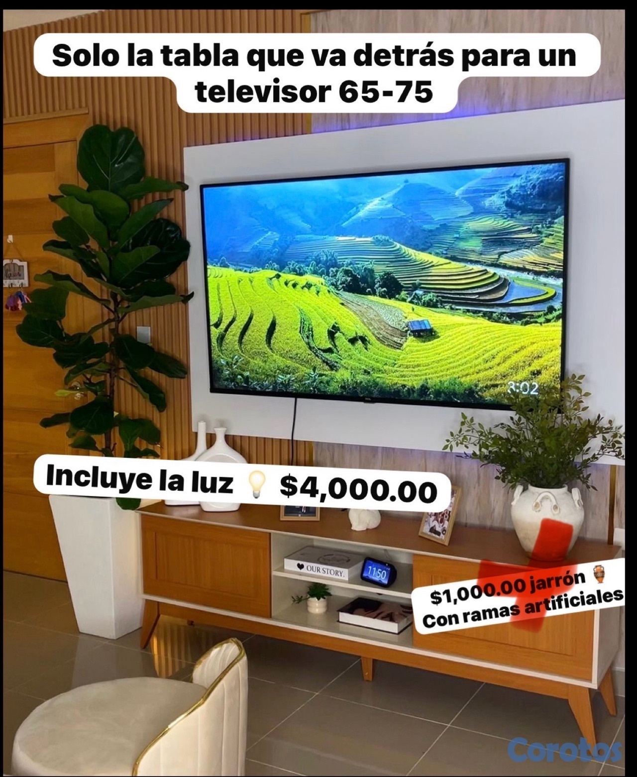 decoración y accesorios - Tabla decorativa para TV  1