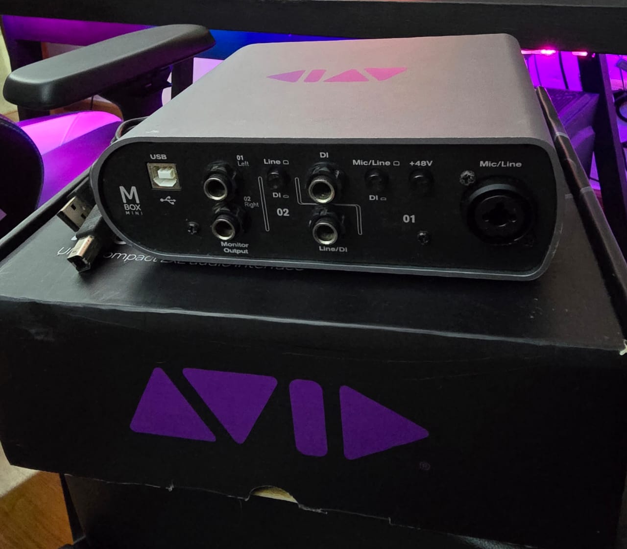 instrumentos musicales - Mbox 3 Mini, Tarjeta de sonido  2