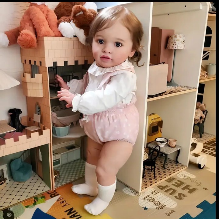 juguetes - bebé reborn niña tamaño grande disponible 