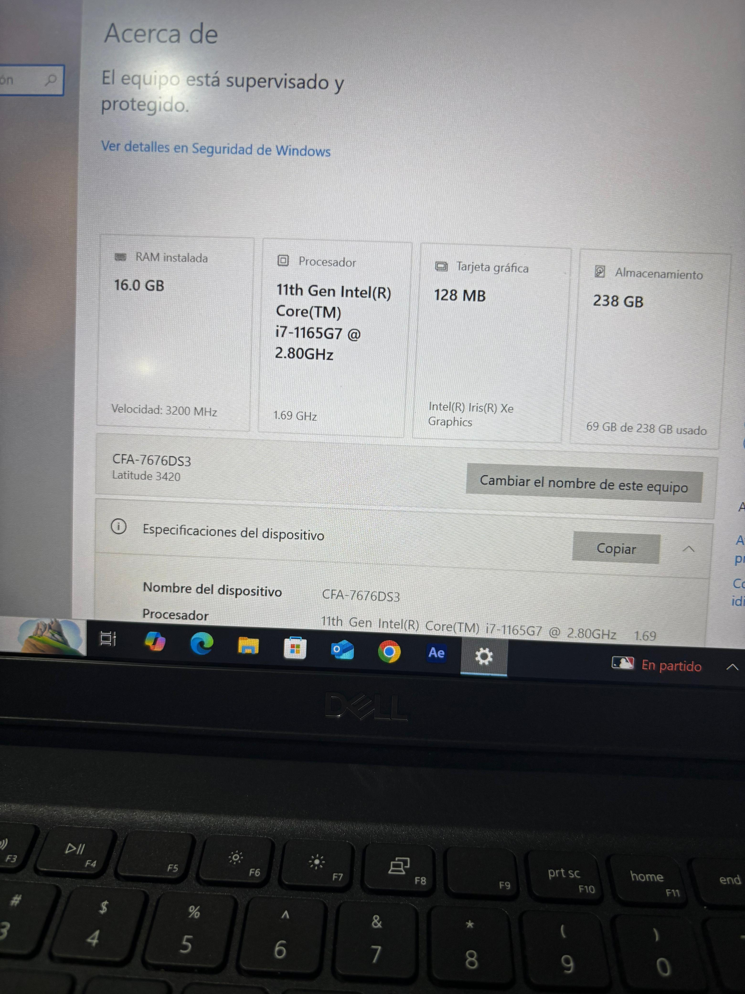 computadoras y laptops - Laptop dell 3420 i7 11va 4