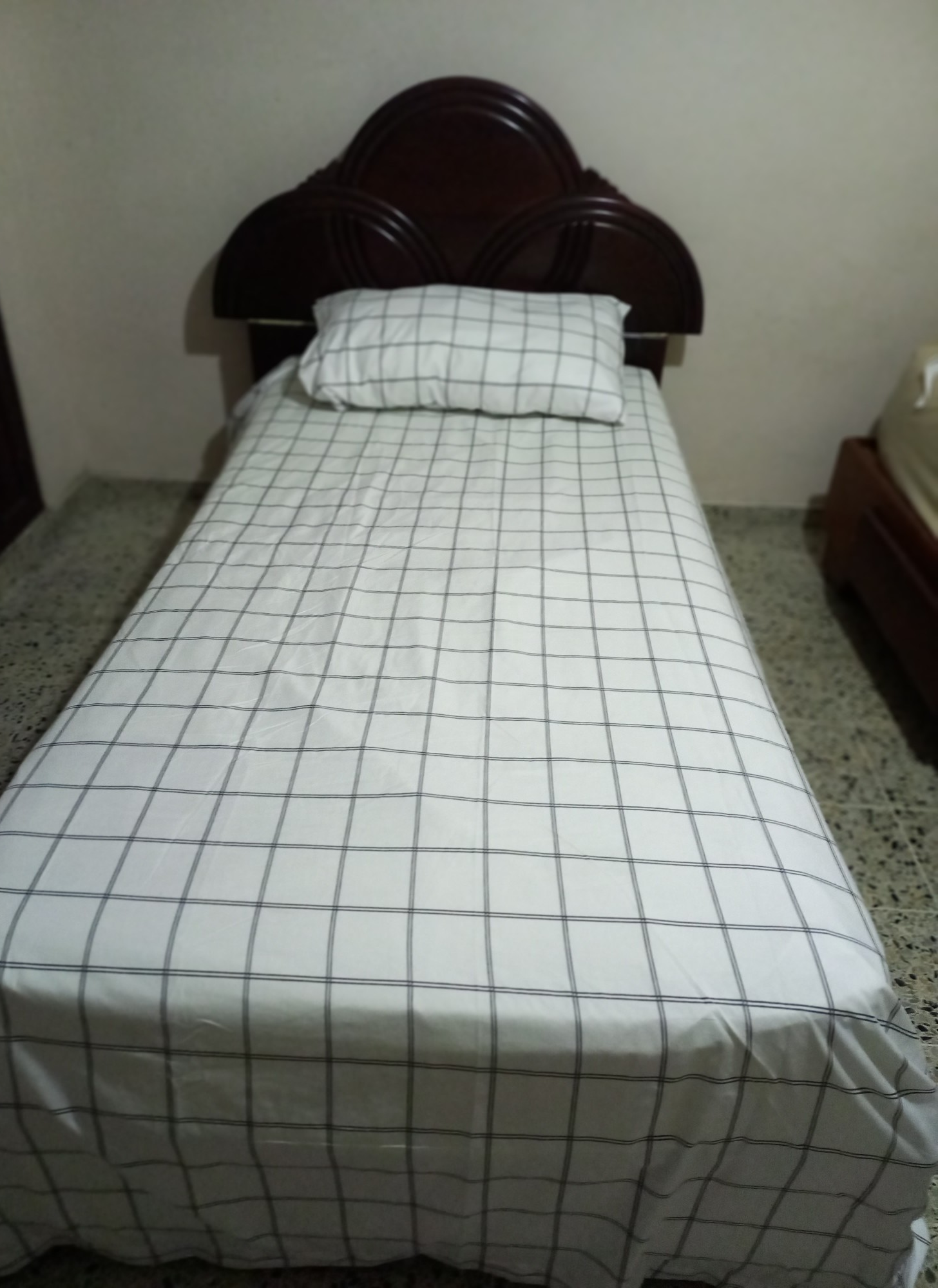 muebles y colchones - CAMA TWIN CAOBA 1