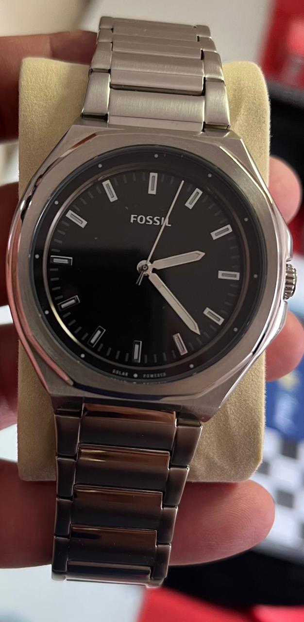 joyas, relojes y accesorios - Reloj de hombre plateado marca fossil  0