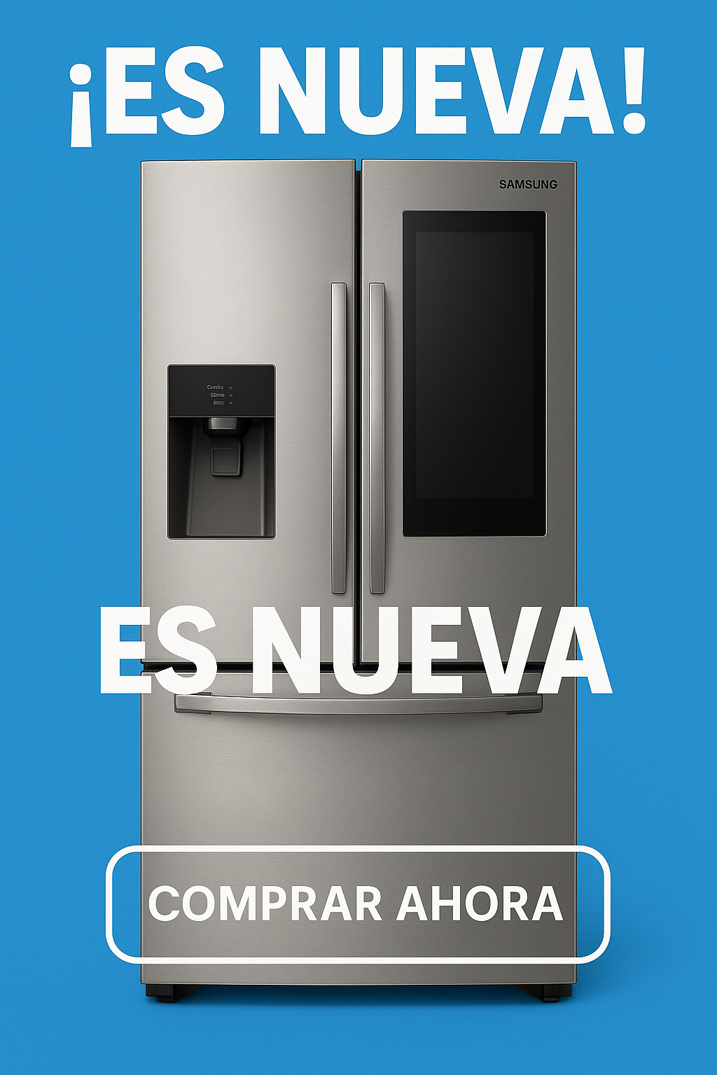 electrodomesticos - Nevera Samsung Inoxidable NUEVA con financiamiento