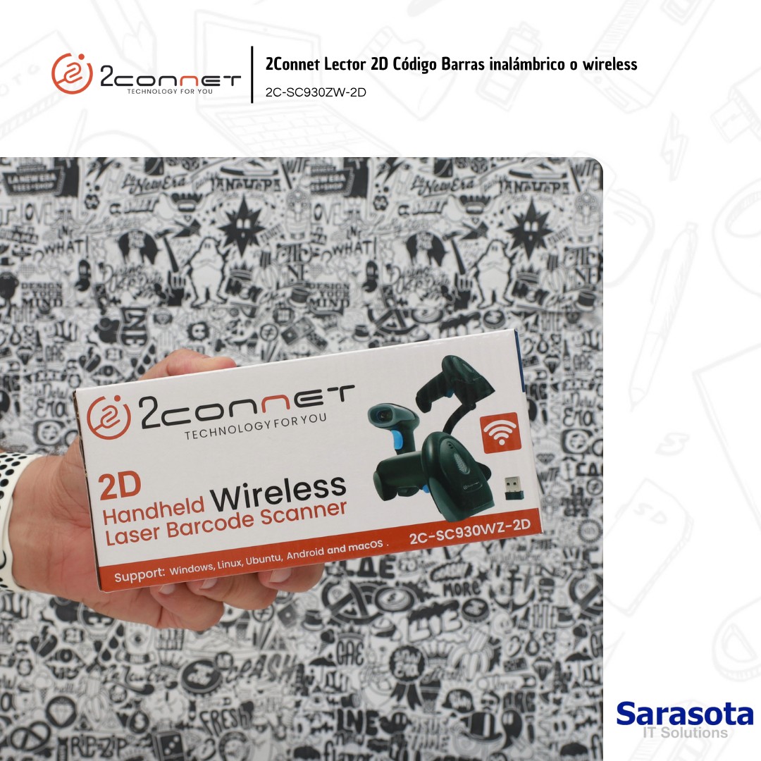 accesorios para electronica -  Lector inalámbrico de códigos de barra 2D 2Connet 0
