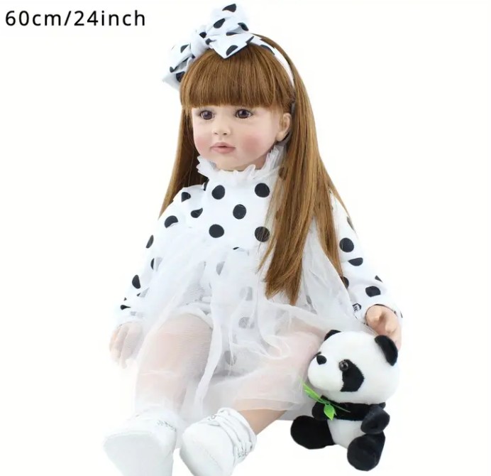juguetes - muñeca reborn de silicona 100% real  9