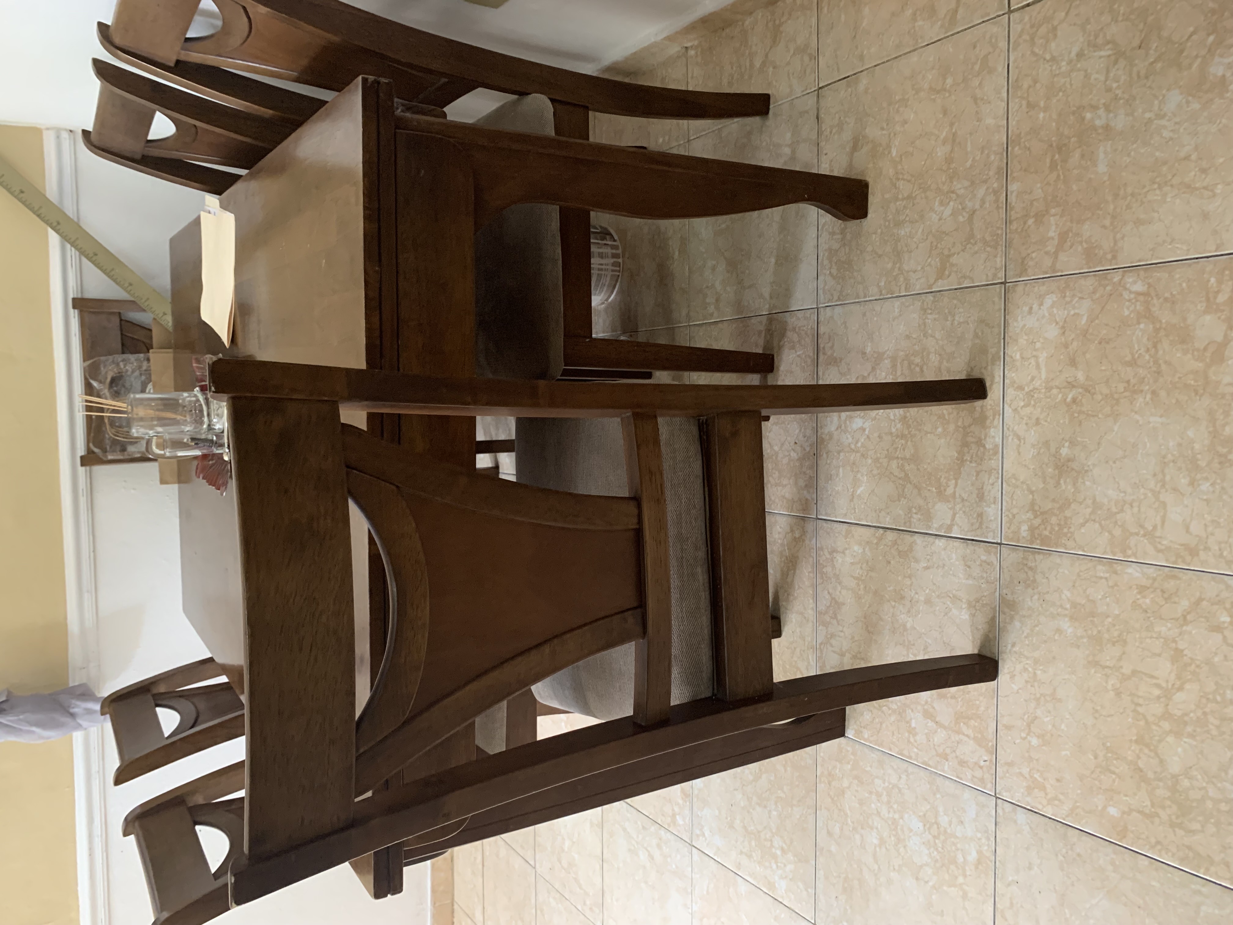 muebles y colchones - juego de comedor de 6 sillas pino Americano 2