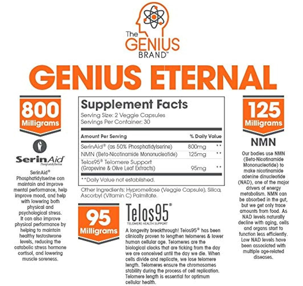 Salud y Equipamiento Médico - Nad Nmn Supplement - Cápsulas De Telómero Antienvejecimiento 1