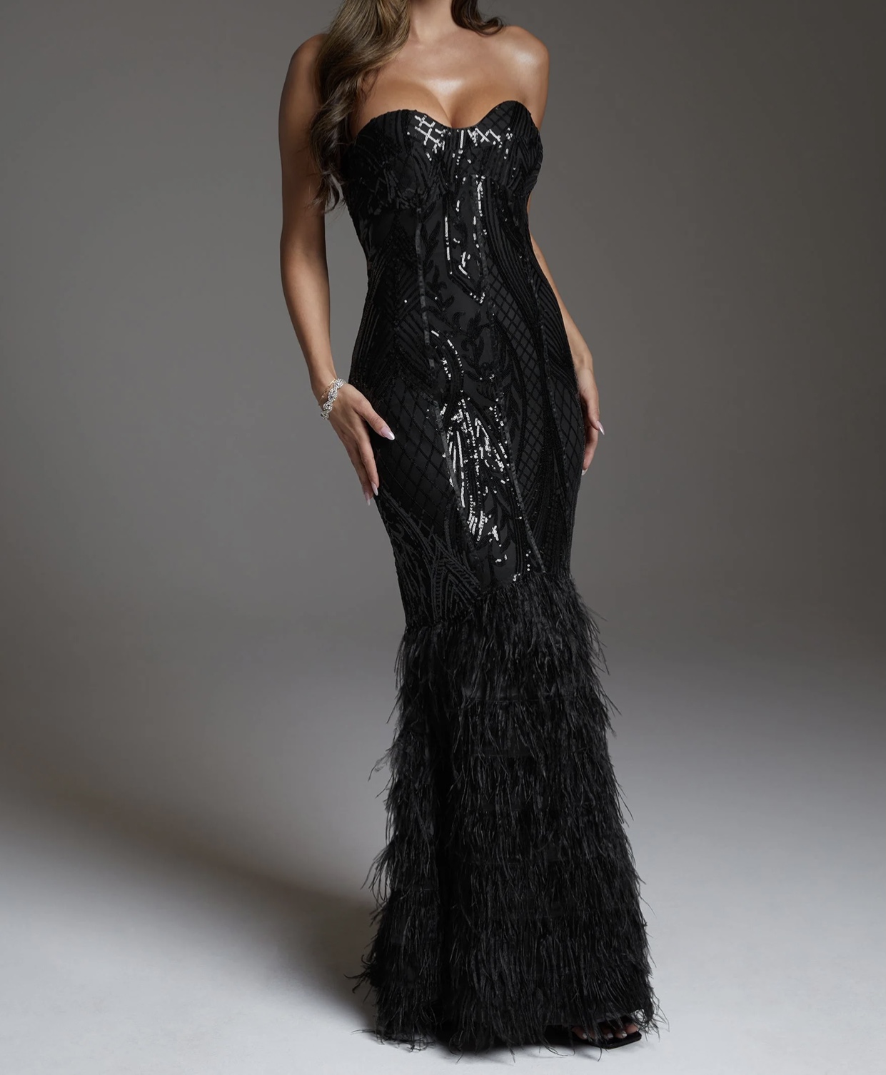 ropa para mujer - Vestido de gala size s marca Bebe  1