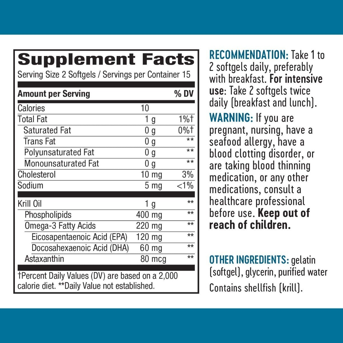 Salud y Equipamiento Médico - Aceite Krill Nature S Way 30 cap 1