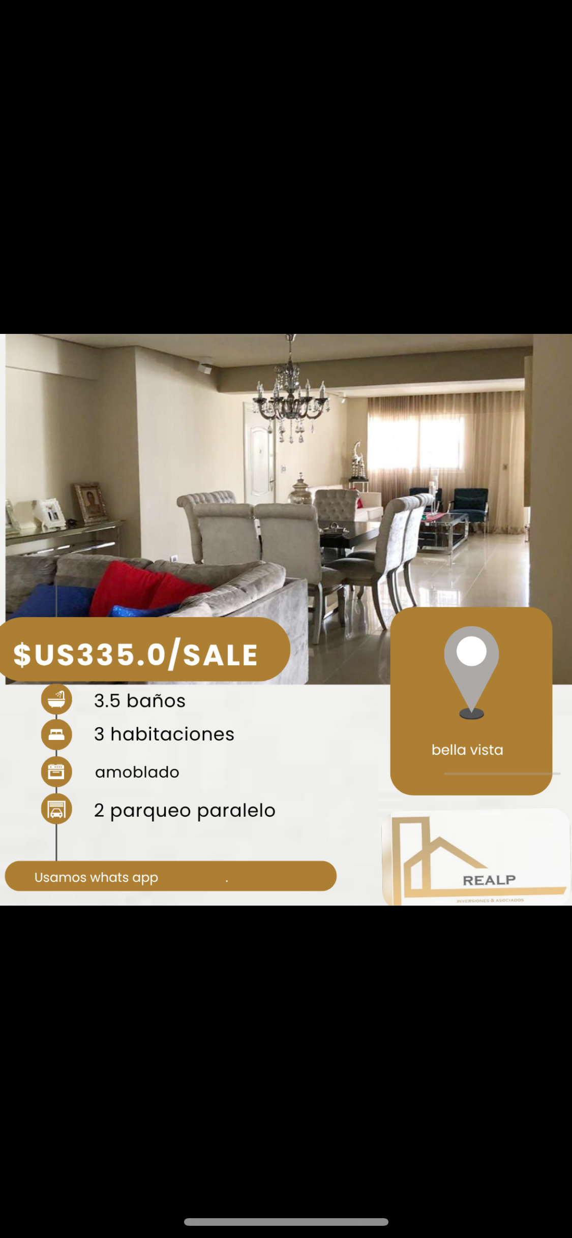 apartamentos - hermoso apartamento en venta en bella vista  0
