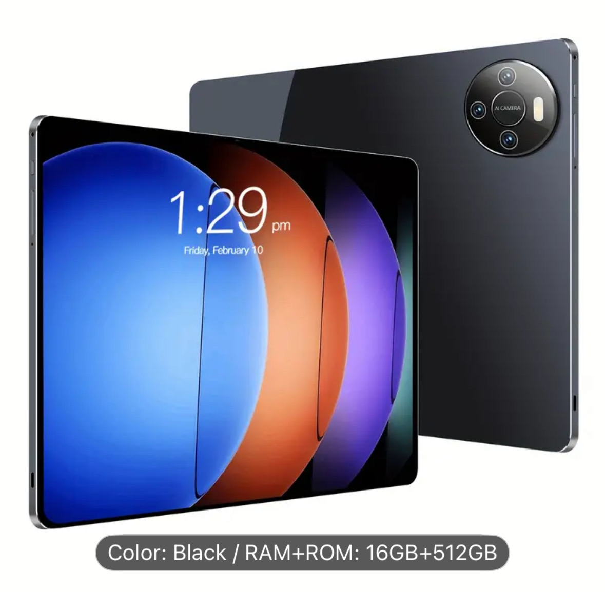 celulares y tabletas - T7 Android Tablet 16GB + 512GB LTe Negra 0