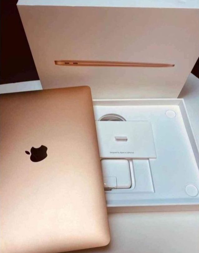computadoras y laptops - Laptop Apple MacBook Air 2020, 13.3" M1, 8GB RAM, 256GB SSD, Rose Gold, Nueva 1