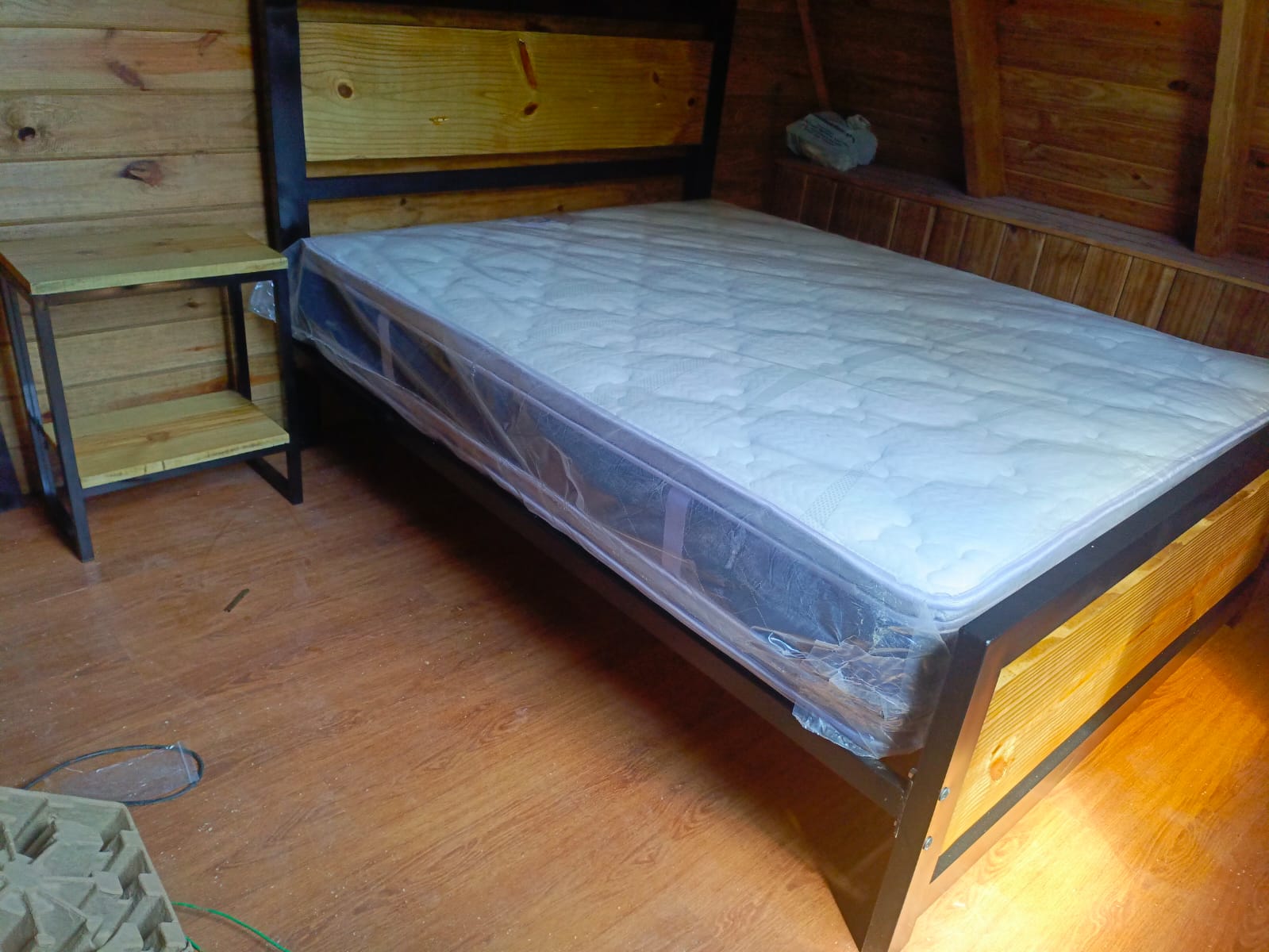 muebles y colchones - base de cama en hierro 2