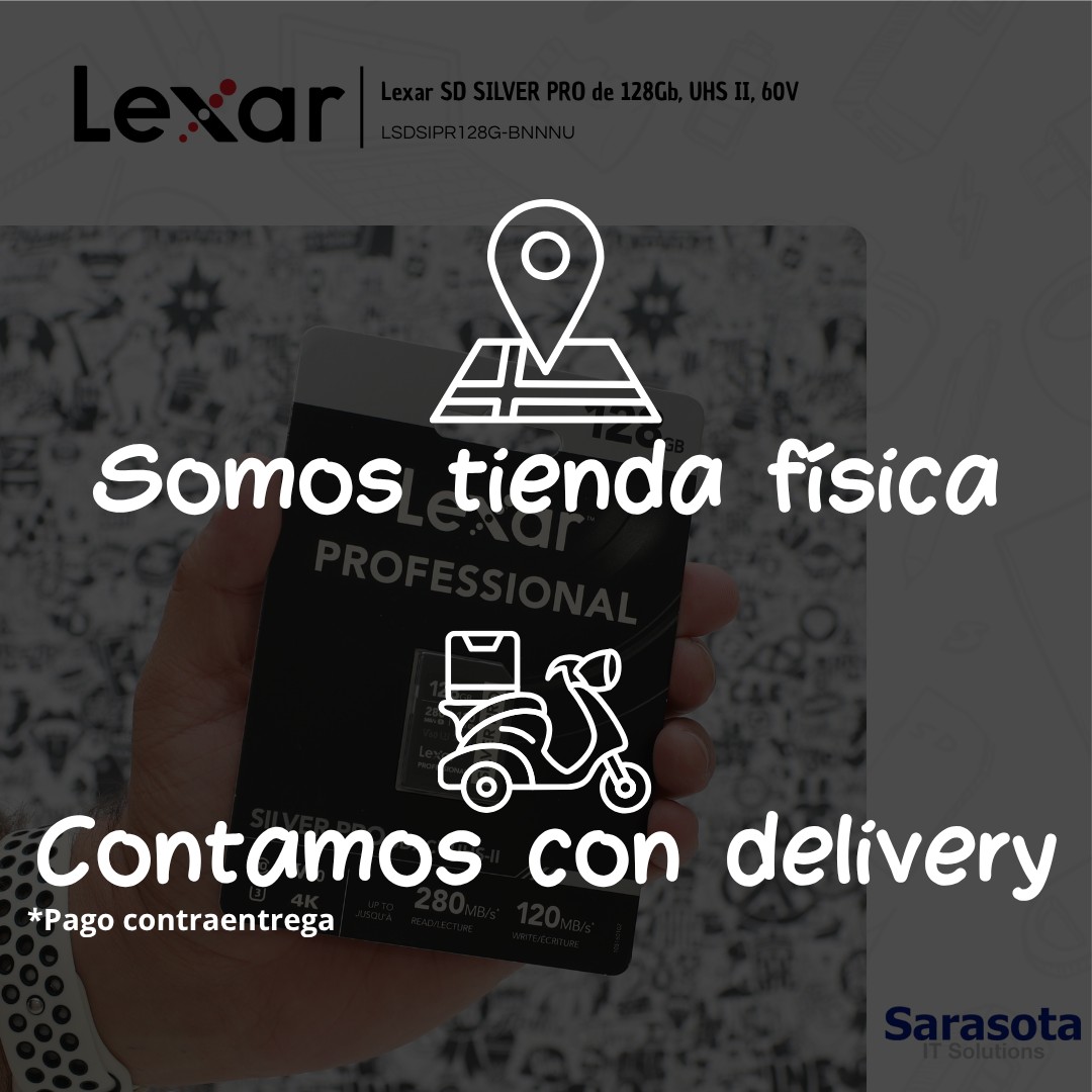 accesorios para electronica - Lexar Silver Pro Memoria SD V60 UHSII de 128Gb 2