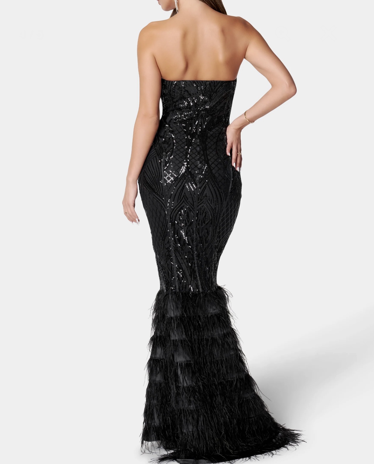 ropa para mujer - Vestido de gala size s marca Bebe  2