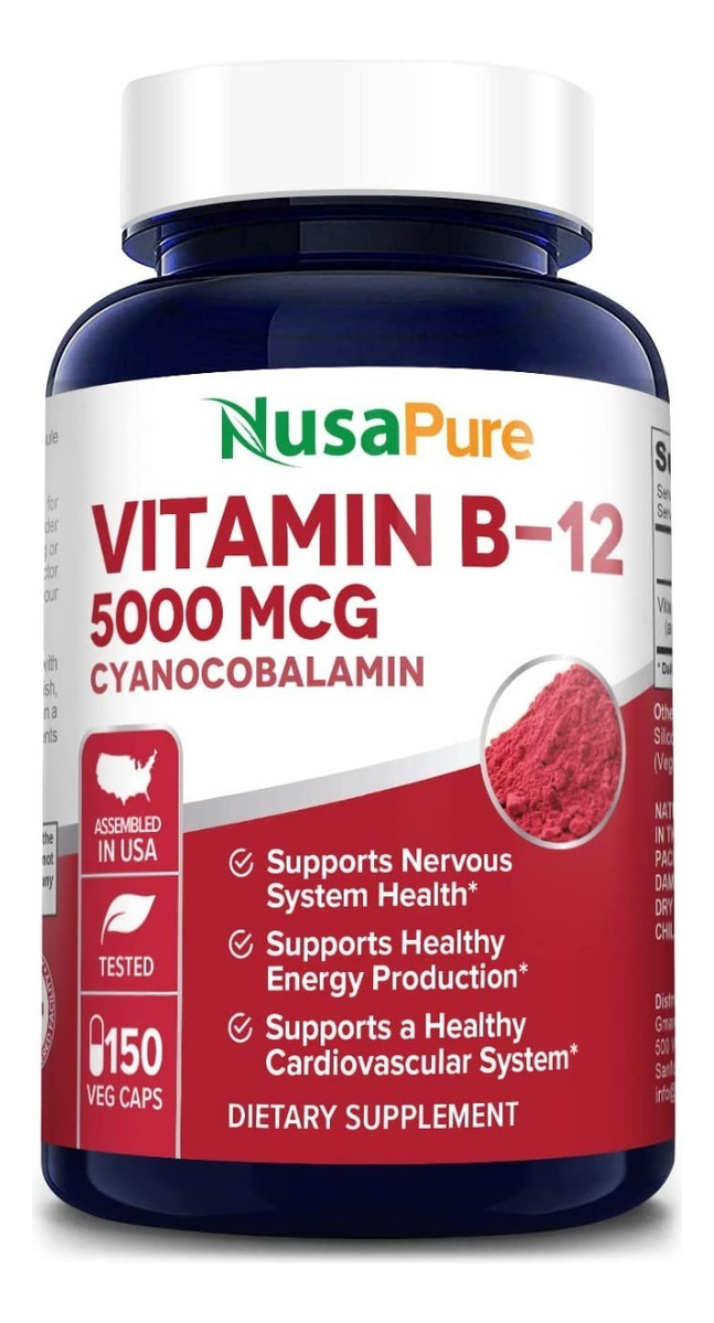 Salud y Equipamiento Médico - Vitamina B12 5000mcg Nusapure - Un - Unidad A $1913 0