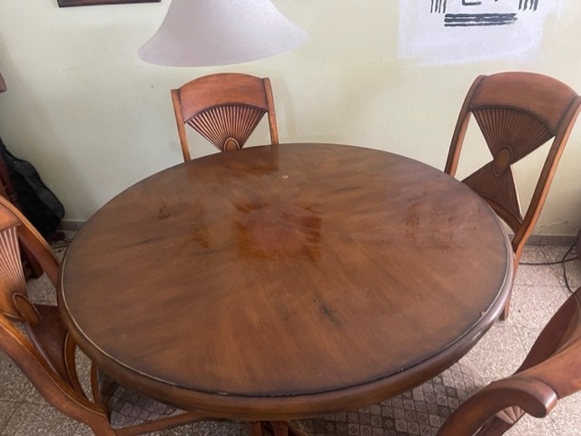 muebles y colchones - Juego de comedor de 4 sillas 2