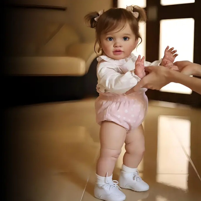 juguetes - bebé reborn niña tamaño grande disponible  2