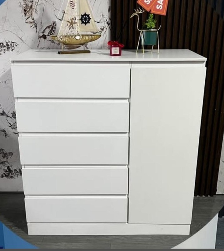 muebles y colchones - Biuro o gavetero de 5 gavetas 