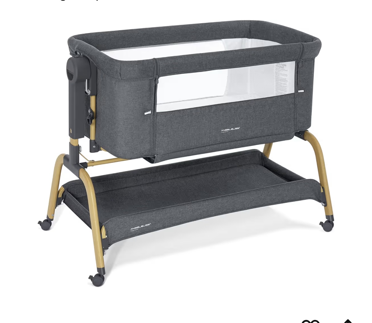 muebles - Moisés de bebé adaptable a cama (valor US$180)