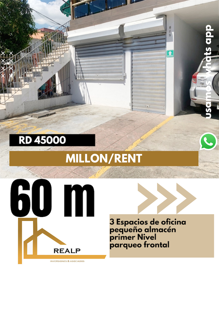 oficinas y locales comerciales - Local primer nivel millon