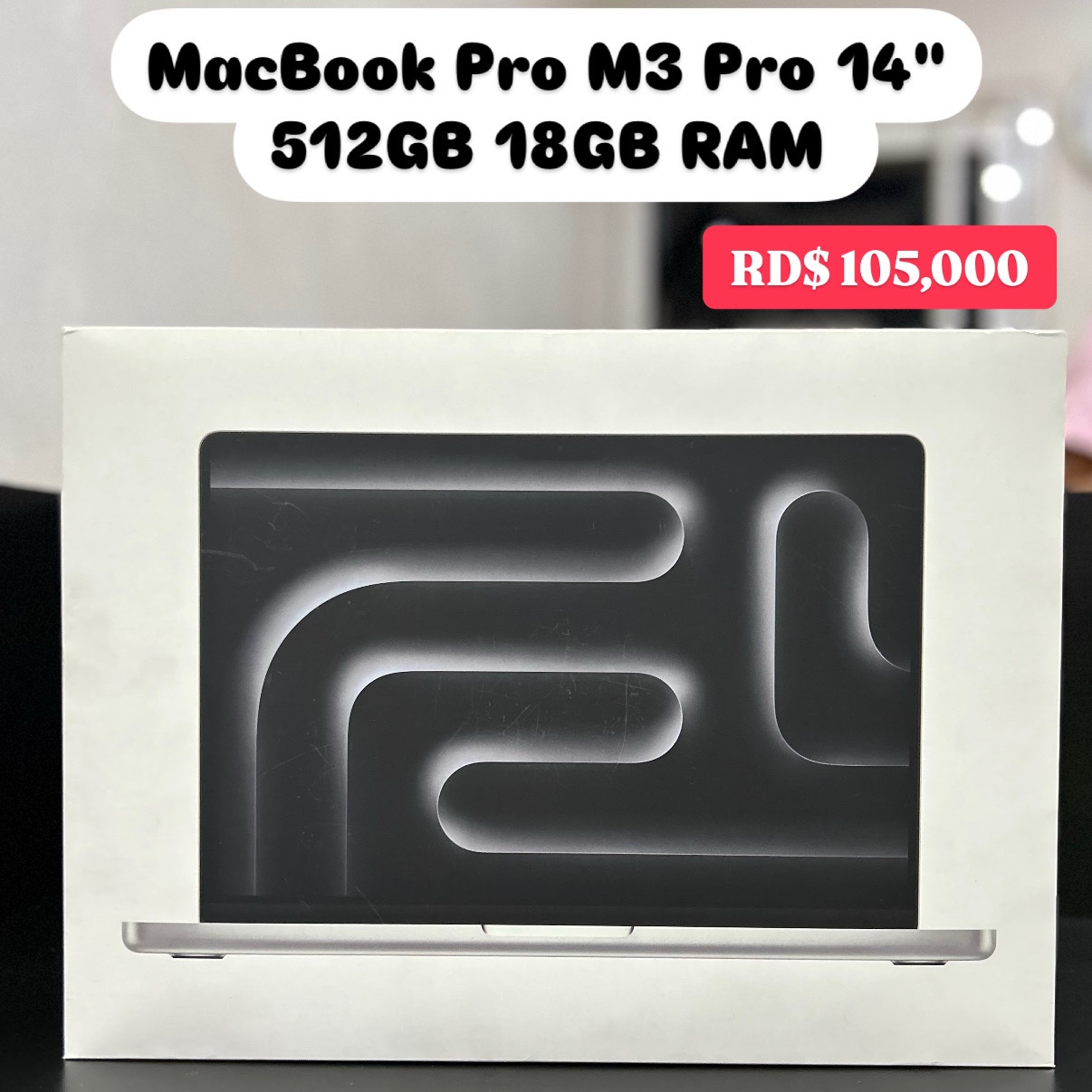 computadoras y laptops - MACBOOK PRO M3 PRO 14" 512GB 18GB RAM SELLADA OFERTA🔥