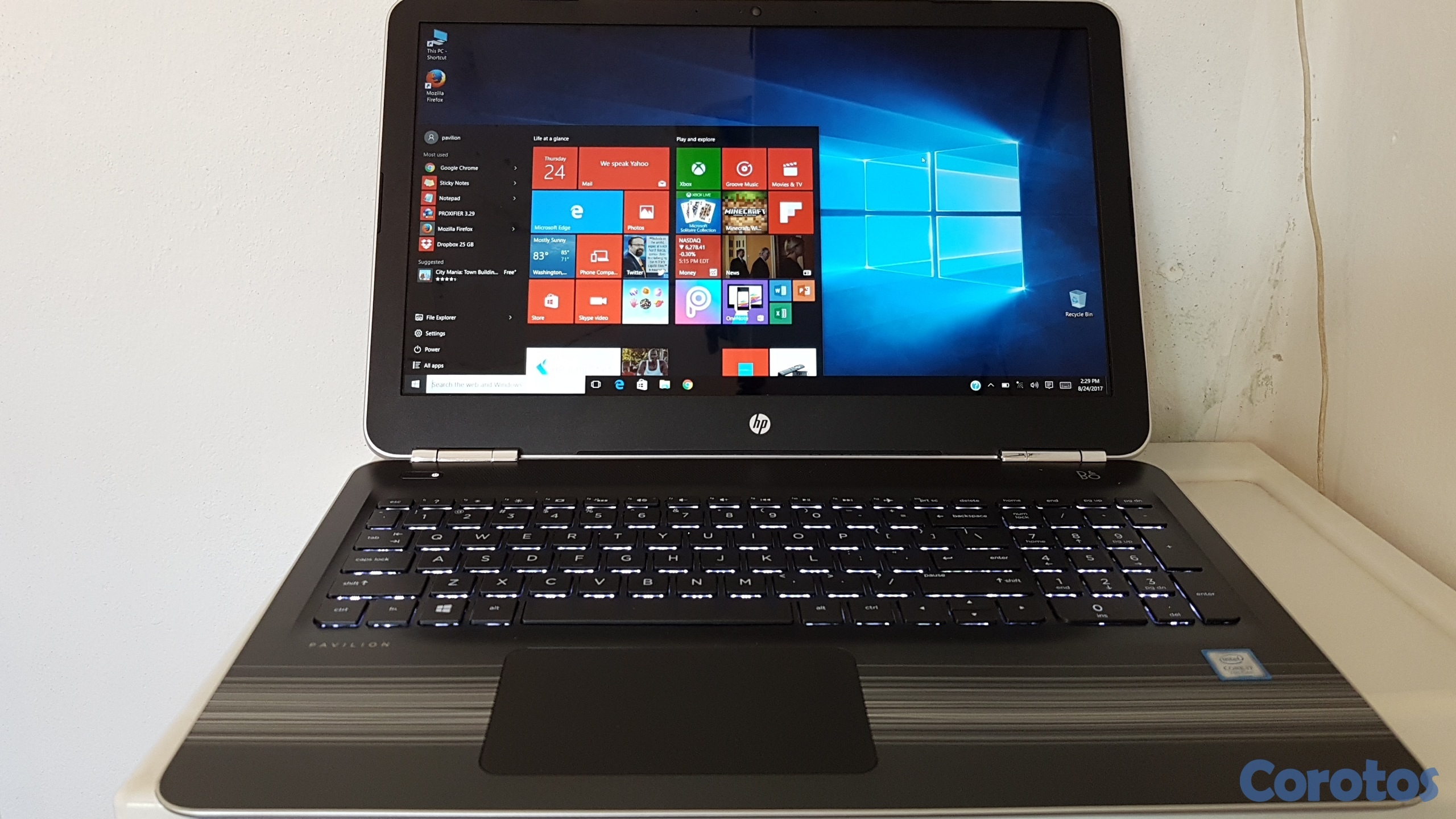 computadoras y laptops - hp Pavilion Gamer 17.3 Core i7 2.7ghz Ram 16gb Disco 512gb SSD Nvidea Gtx 960m  2