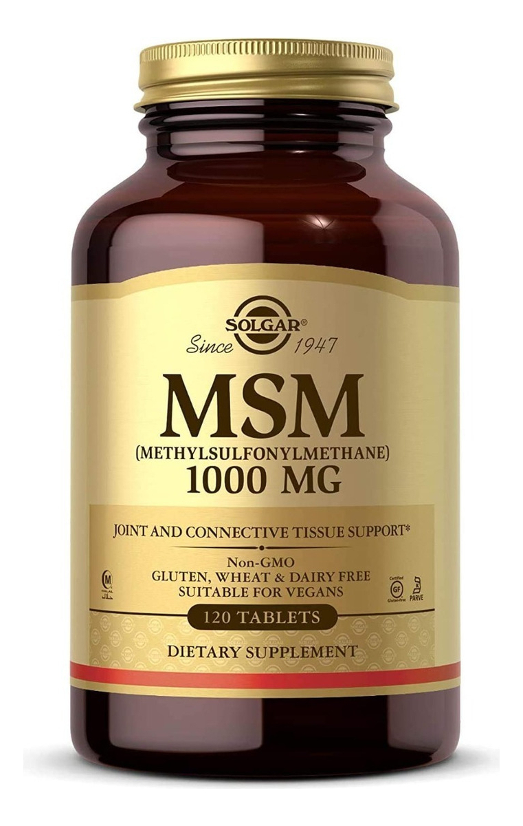 Salud y Equipamiento Médico - Solgar Msm 1000mg 120 Tabletas 0