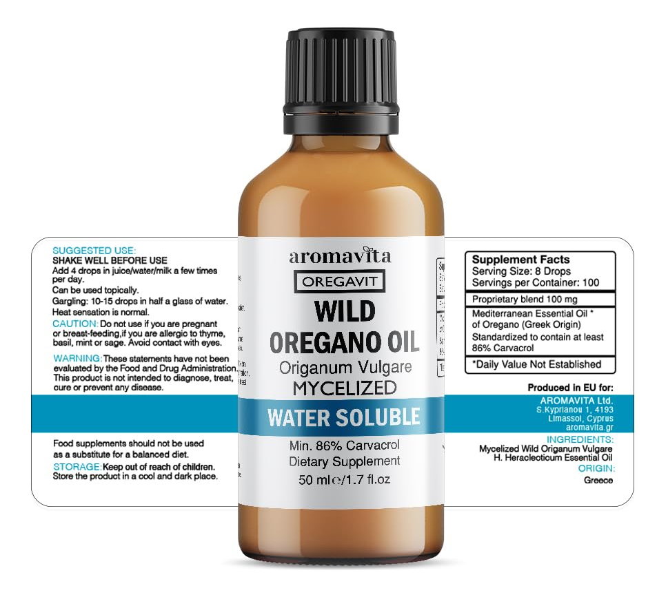 Salud y Equipamiento Médico - Aceite Oregano Soluble En Agua Aromavita 1