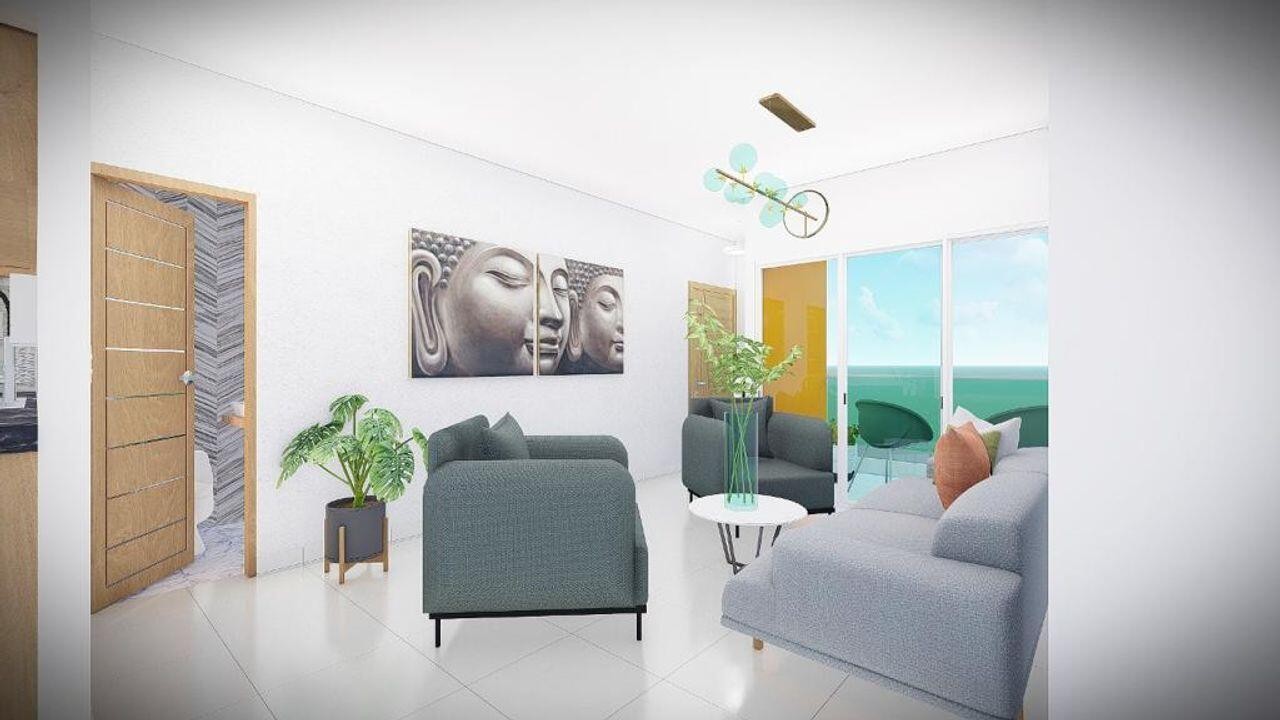 apartamentos - Apartamento en venta San Isidro #24-1942 piso un cuenta con un dormitorio balcón 1