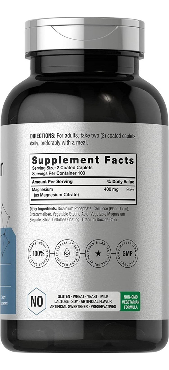 Salud y Equipamiento Médico - Citrato Magnesio 400mg Horbaach 1