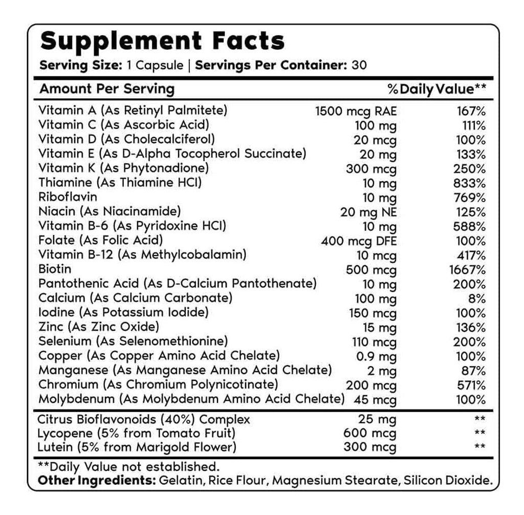 Salud y Equipamiento Médico - Multivitaminico Primal Harvest 1