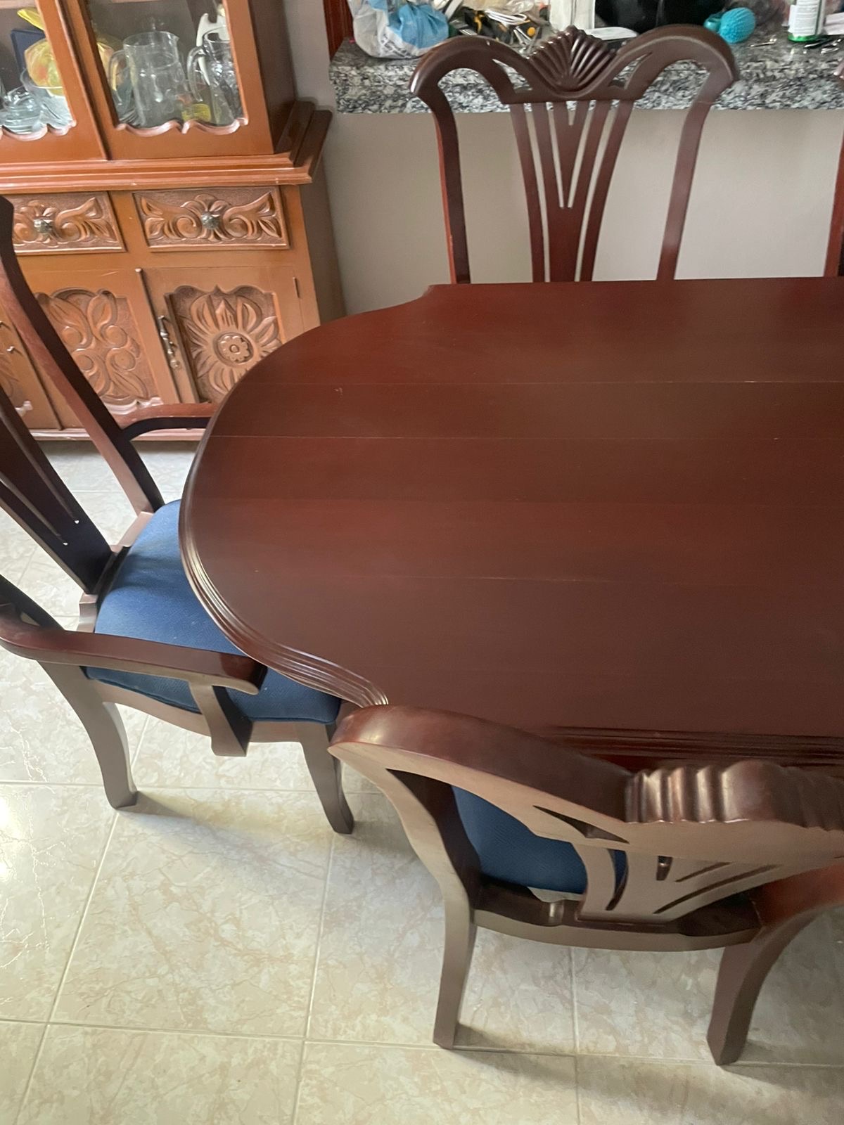 muebles y colchones - Comedor de caoba  4