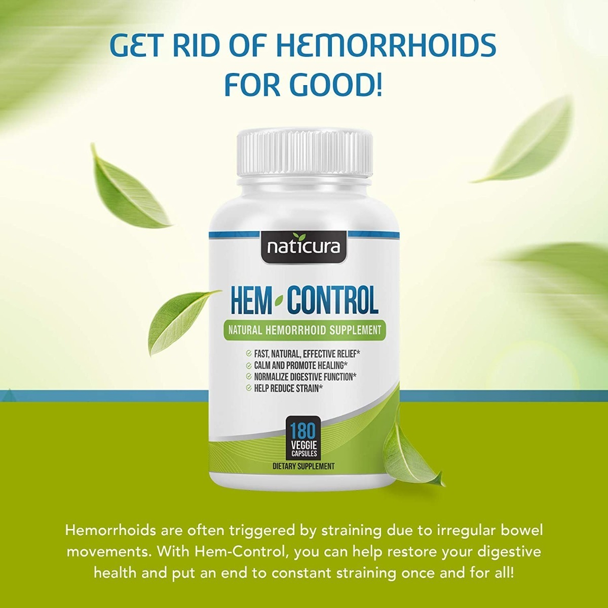 Salud y Equipamiento Médico - Hemorroides Suplemento Natural Naticura 180 Cap 2