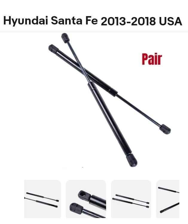 accesorios para vehiculos - Soporte de Bonete Hyundai Santa Fe Sport 2013-2018 0